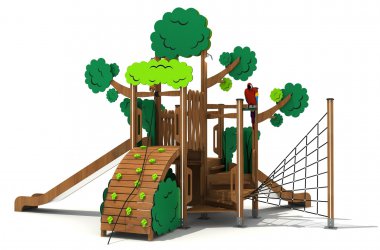 U8国际(中国区)运动游乐木质定制树形组